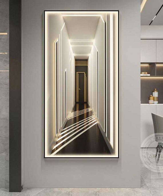 3D Effect Modern Italian Style New Collection With Lighting